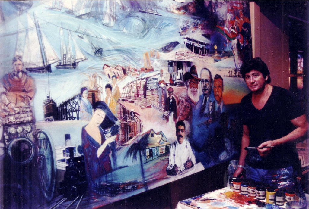 Painter's progress, artist James Baines and the developing Broome Odyssey, 1998