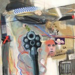 Prohibition, acrylic/mixed media on canvas, 1993.