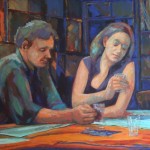 Pub Talk, acrylic on canvas, 2011.
