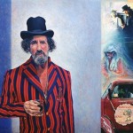 Simmo,54"w x 46"h (137.2cm x 116.84cm) Acrylic/Mixed Media on canvas, 1984