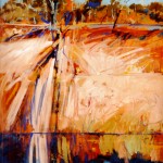 Wyandotte Pond,30" x 40" (76cm x 101.5cm) acrylic on canvas, 2001.