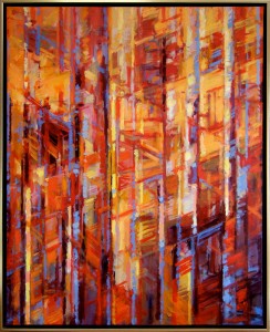 Unity, 92 cm x 122cm; 36.22" x 48" acrylic on canvas, 2008